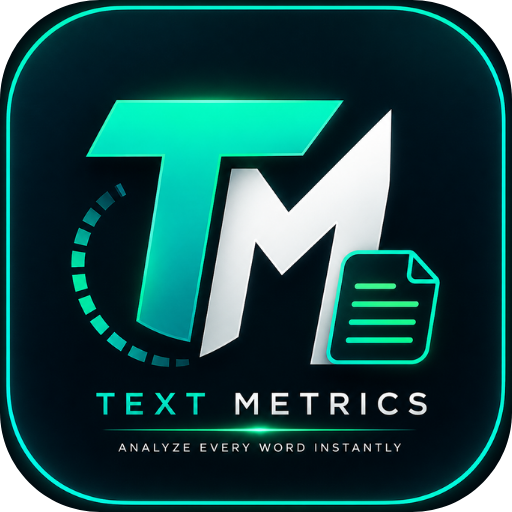 Text Metrics Logo